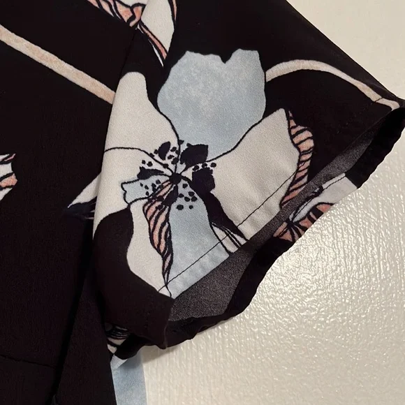 A New Day Black Floral Dress Size XS - Picture 8 of 8